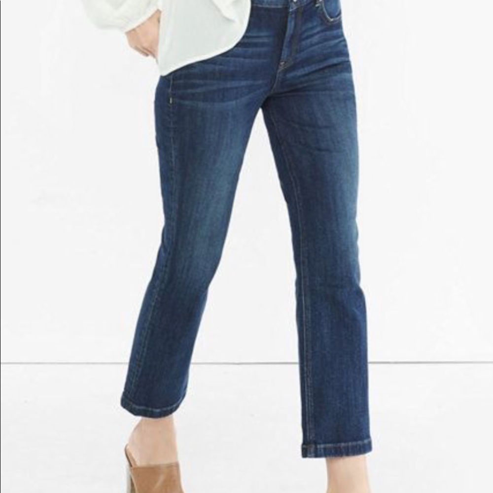 Express Bell Cropped Jeans NWT